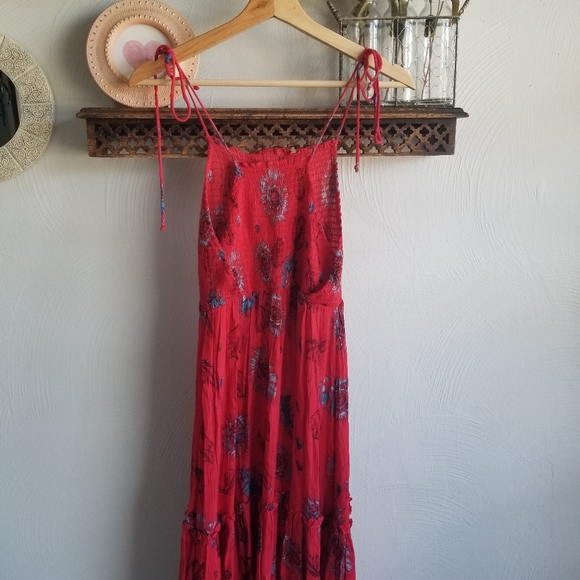 SOLDFree People Garden Party Maxi Dress Sz XS - Picture 4 of 10